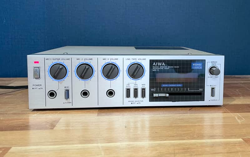 Aiwa MIX-5 Vintage BBD Echo / Chorus Effects / Analog Mixer Mic Preamp [Great Saturation Sound] image 1