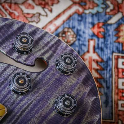 PRS USA Paul Reed Smith McCarty 594 Hollowbody II "Faded Purple + Rosewood" (2025) image 10