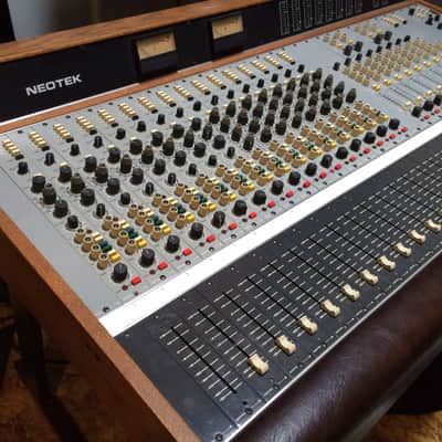 Vintage analog Neotek Series 1 16 x 8 x 2 recording console 1980 mixing image 6