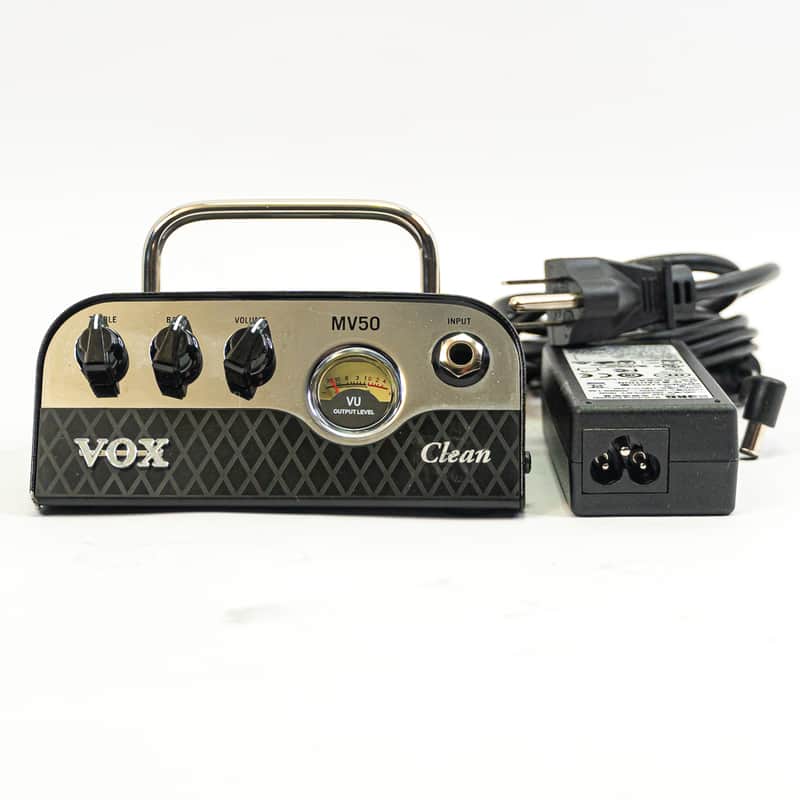 Vox MV50 Clean 50-Watt Hybrid Tube Guitar Amplifier Head with Power Supply image 1