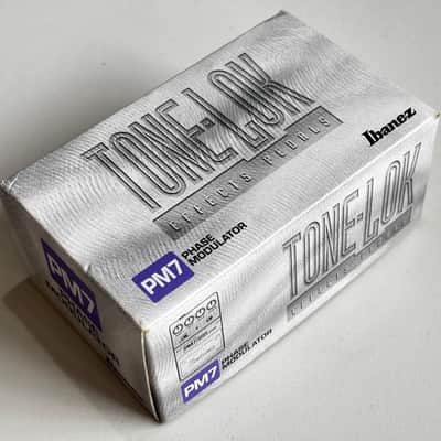 Ibanez PM7 Phase Modulator [NOS - New Old Stock] ToneLok Series - Grey Silver image 4