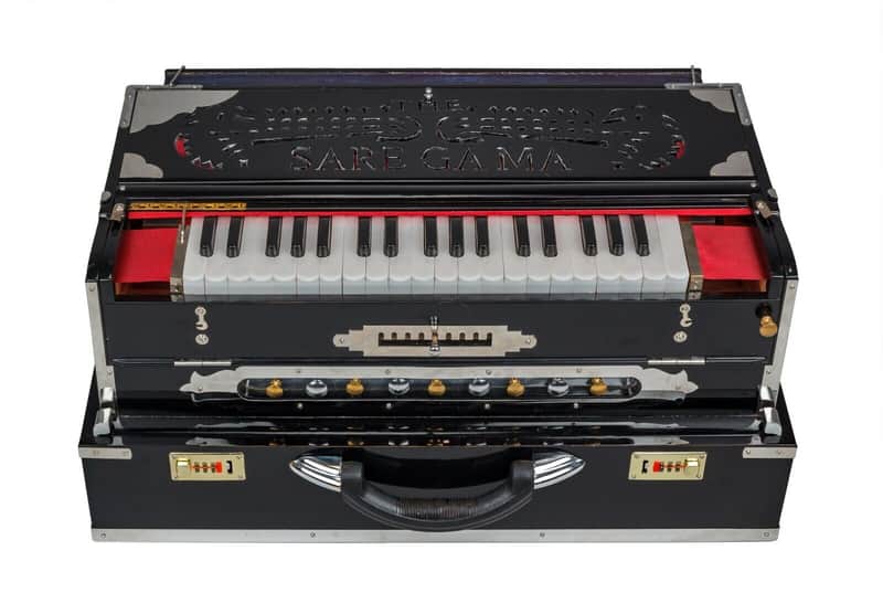 Handmade Harmonium   9Scale Changer  Exclusive Concert Quality Portable  Indian Teak With Bag image 1