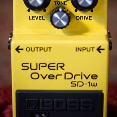 Boss SD-1w Super Overdrive Guitar Effects Pedal image 2