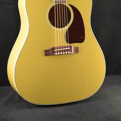 Gibson Custom Made to Measure Acoustic-Electric J-45 All Mahogany TV Yellow image 1
