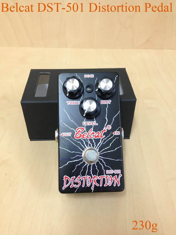 Belcat DST-501 Distortion Effects Pedal,Black- 230g, 110mm(L)* 63mm(W)* 50mm(H) image 1