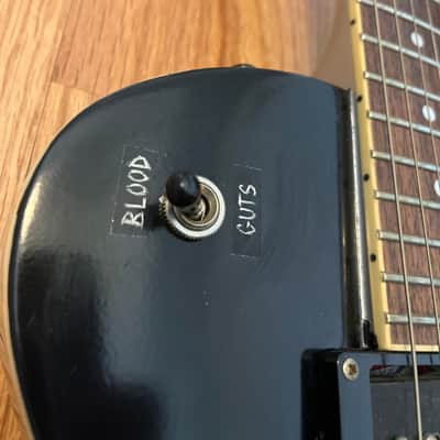 PRS SE Tremonti Silver 2002 - Silver/Black Top with added artwork image 5