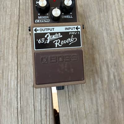 Boss FRV-1 '63 Fender Reverb 2009 - Present - Brown electric guitar effect pedal spring image 3