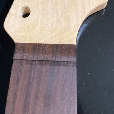 Warmoth Guitar Neck for Fender Mustang or Jaguar, Maple, Rosewood, SS Frets image 6