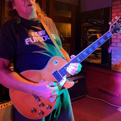 1972 Gibson Les Paul Custom Faded Orange - Artist Owned by Dennis Stratton Former Iron Maiden image 14