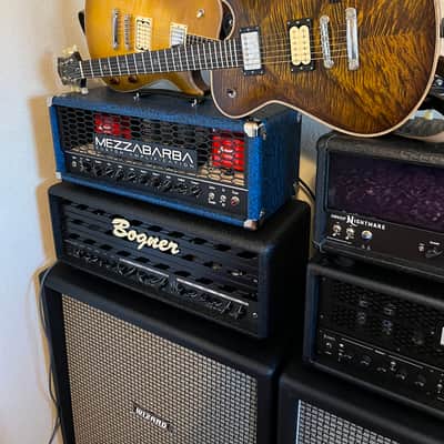 Mezzabarba MZero Overdrive Eric Steckel Signature - Blue Snakeskin image 2