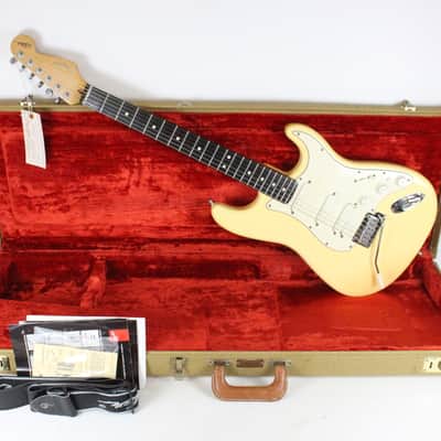 1999 Fender Jeff Beck Artist Stratocaster White Very CLEAN Lace Sensors OHSC w/Factory Paperwork 1990's Vintage Strat image 1