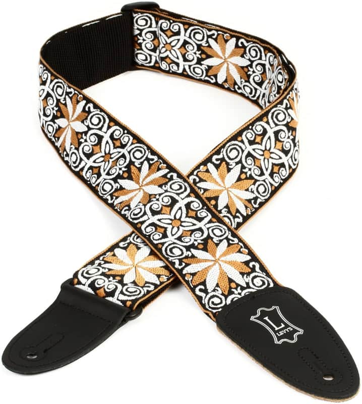 Immagine Levy's M8HT-13 '60s Hootenanny 2" Jacquard Weave Guitar Strap - 1