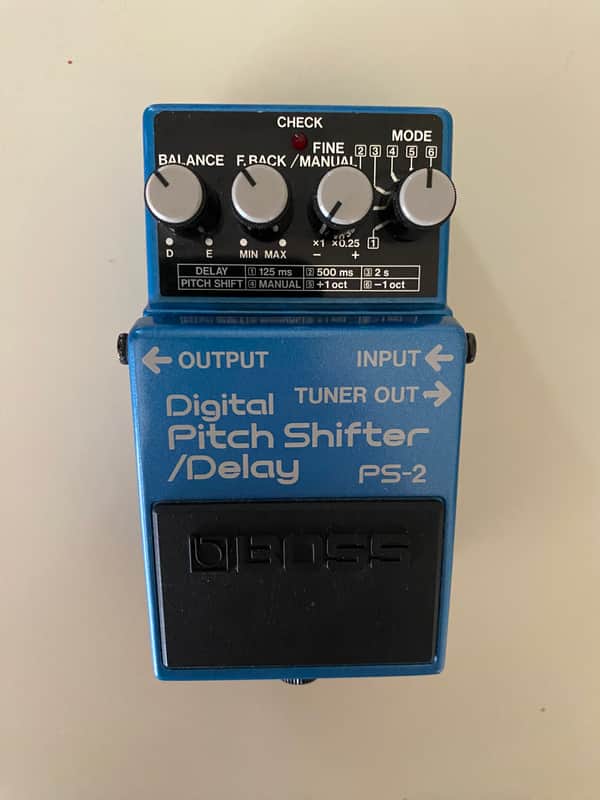 Boss PS-2 Digital Pitch Shifter/Delay (Blue Label) 1992 - 1993 - Blue image 1