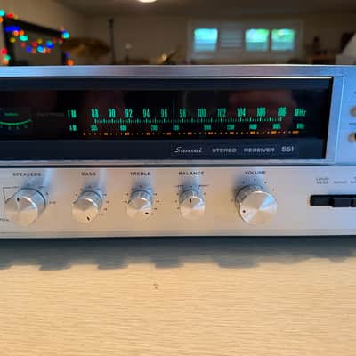 Sansui 551 Stereo Receiver - 1974 Vintage Full Fresh Service Crisp Sound Wow🔥🎶 image 6