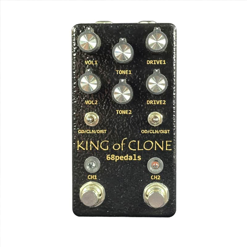 68 Pedals King of Clone Mini Overdrive Boost Distortion Pedal | Reverb