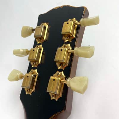 Gibson J-185 1957 - Sunburst Maple Back and sides, Spruce top Real Cannon! Original Brown Gibson Hardshell case. image 19
