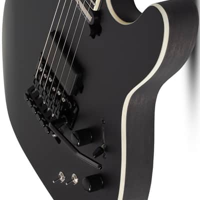 Schecter PT FR-S SLS Elite Evil Twin - Satin Black (1383) image 13