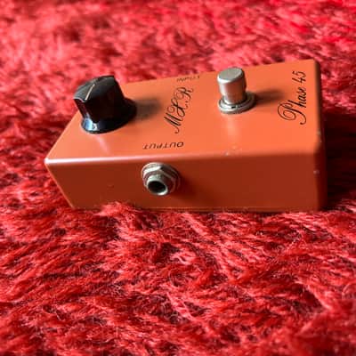 MXR MX-105 Script Phase 45 1973 - 1975 - Orange with Box and Spec Sheet image 7
