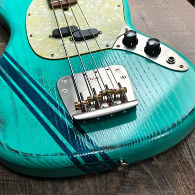MyDream Partcaster Custom Built - Heavy Relic Green Competition Dreamsongs Halon image 5