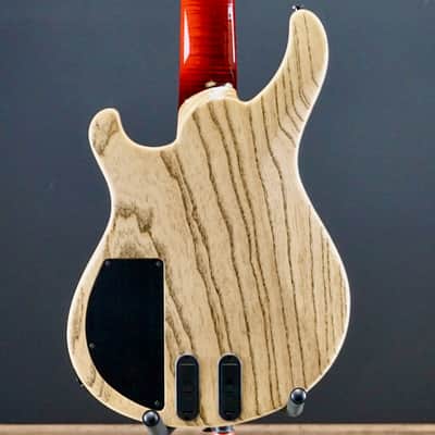 PRS NOS 2017 Namm Show Private Stock Gary Grainger 5 String Fretless Bass Dragons Breath Glow image 8