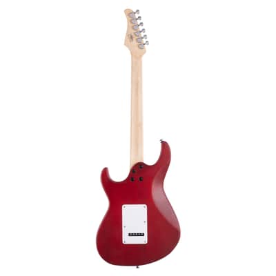 Cort G110 Double Cutaway Electric Guitar - Open Pore Black Cherry image 8