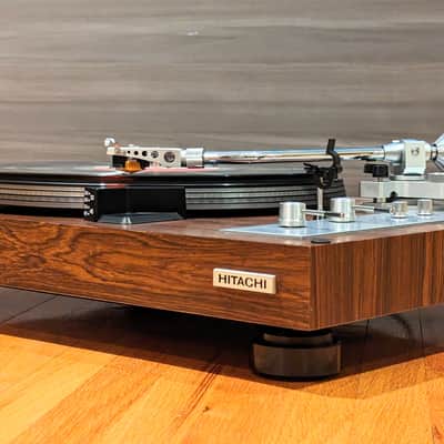 Hitachi PS-48 Direct Drive Semi Automatic Turntable/ Near Mint/ Fully Serviced, Re-Capped & Tested/ Free Shipping image 16