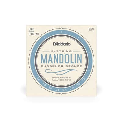 D'Addario EJ73 Phospher Bronze Mandolin Strings, 10-38 Light image 2