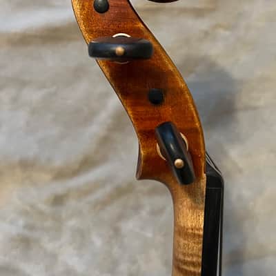 Jay Haide Modèle artistique à l’ancienne 2008 - Antiqued and JohnPaul nickel-mounted Brazil wood viola bow image 7