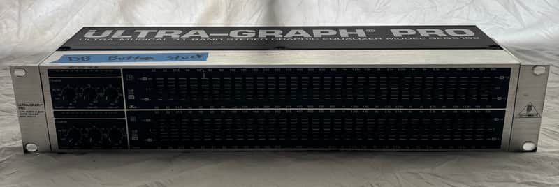 Behringer Ultra-Graph Pro GEQ3102 2-Channel 31-Band Graphic Equalizer