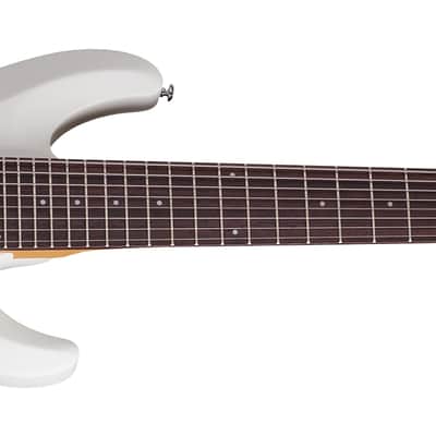 Schecter Guitar Research C-8 Deluxe 8-String Electric Guitar Satin White image 1