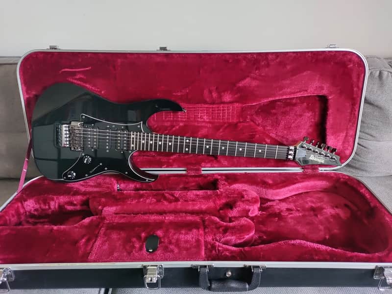 2017 Ibanez Prestige RG655 Galaxy Black w/OHSC image 1