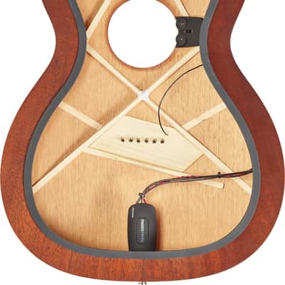 Fishman Matrix Infinity VT Narrow Format Acoustic Guitar Pickup/Preamp System, Black image 3