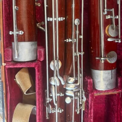 Conn brand Wood Bassoon with case and bocal image 3