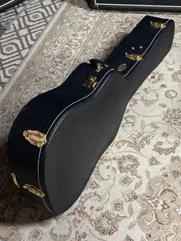 Martin 12C0022 Harptone Dreadnought D-14F 5-Ply Hardshell Case - Black image 1