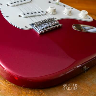 1981 Fender USA Stratocaster Hardtail Burgundy Mist refin - original pickups - original hardcase image 16