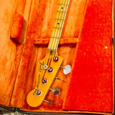Fender Precision Bass 1976 - Natural All Original with Original Case image 3