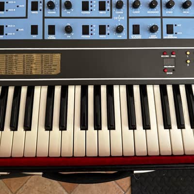 SIEL Opera 6 Polyphonic Synth - Excellent - SERVICED w/ Custom Battery Upgrade + Original Manual & Tape + Hard Case image 5