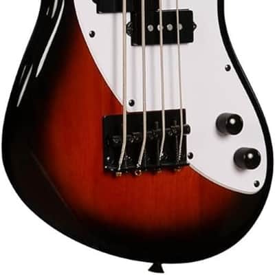 Kala 4-String Electric UBass Ukulele, Right-Handed - Tobacco Burst (SB-TB-FS) image 1