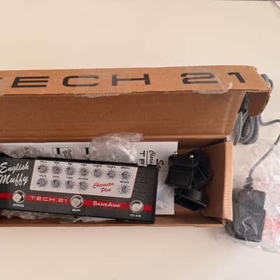 Tech 21 SansAmp Character Plus Series English Muffy 2022 - Present - Red / Silver image 2