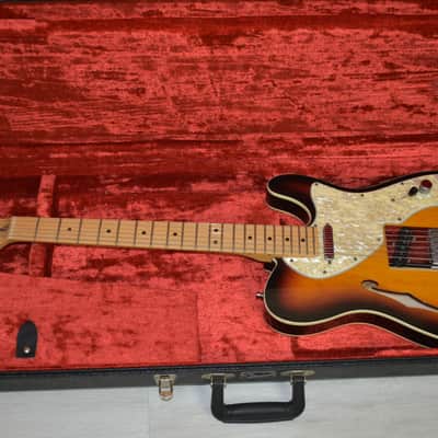 Fender Telecaster Thinline Custom 1998 - 3 color burst image 3