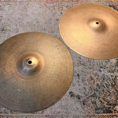 THIN TOP Vintage Zildjian New Beat 14” Hihats ONLY 840 g Over 1253 g Light Dry Complex Amazing image 4