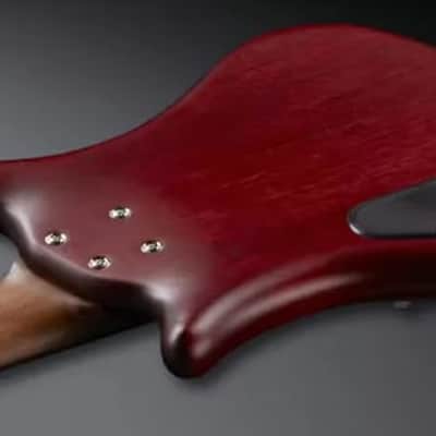 Warwick Pro Series Thumb BO-5 String-Burgundy Red Transparent Satin image 16