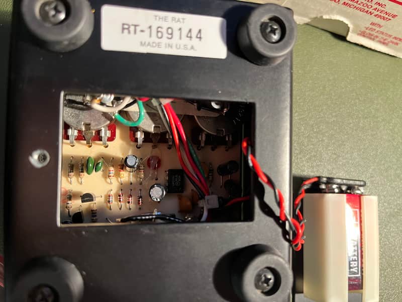 1992 ProCo - RAT 2 (LM308N chip) Flat Box | Reverb