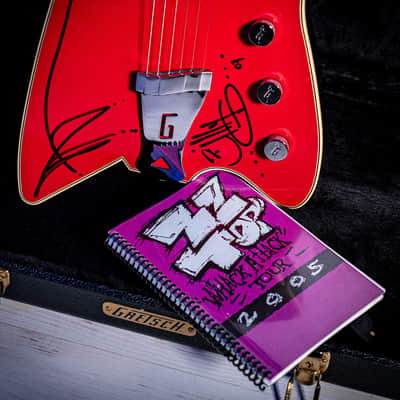 Gretsch Billy Bo Firebird Hand signed and Pinstriped by Billy Gibbons ZZ TOP 2006 - Red image 3