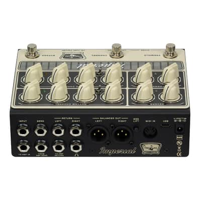 Tone King Imperial Preamp Tri-Tube Preamp Pedal w/3x 12AX7 Tubes - Open Box image 4