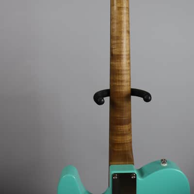Brown Bear Guitars Telecaster roasted alder/flame maple in Seafoam Green Nitro image 9
