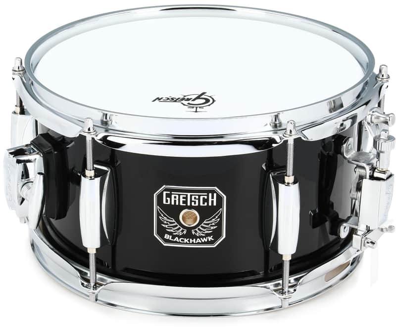 Gretsch Drums Blackhawk Mighty Mini Snare Drum - 5.5 inches x 10 inches Black Gloss Lacquer image 1