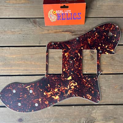 Real Life Relics Fender® Style Aged Brown Tortoise 72 Telecaster® Deluxe Pickguard 3 Ply    [PGC3] image 2