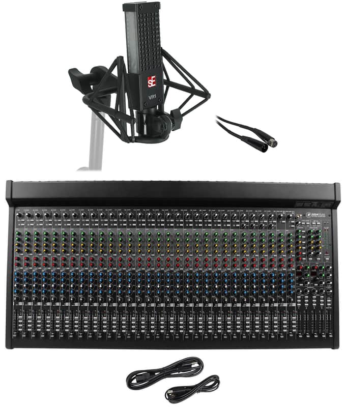New Mackie 3204VLZ4 32-channel 4-Bus FX Mixer w/ USB+Se Electronics Microphone image 1