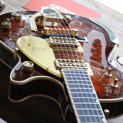 GRETSCH "G6134TGQM-59 Limited Edition Quilt Classic Penguin with Bigsby, Ebony Fingerboard, Forge Glow" HARDCASE, 4, 04 KG, LIMITED EDITION, ONLY 40 Pieces for EMEA (EUROPA,MIDDLE EAST, AFRICA) image 10